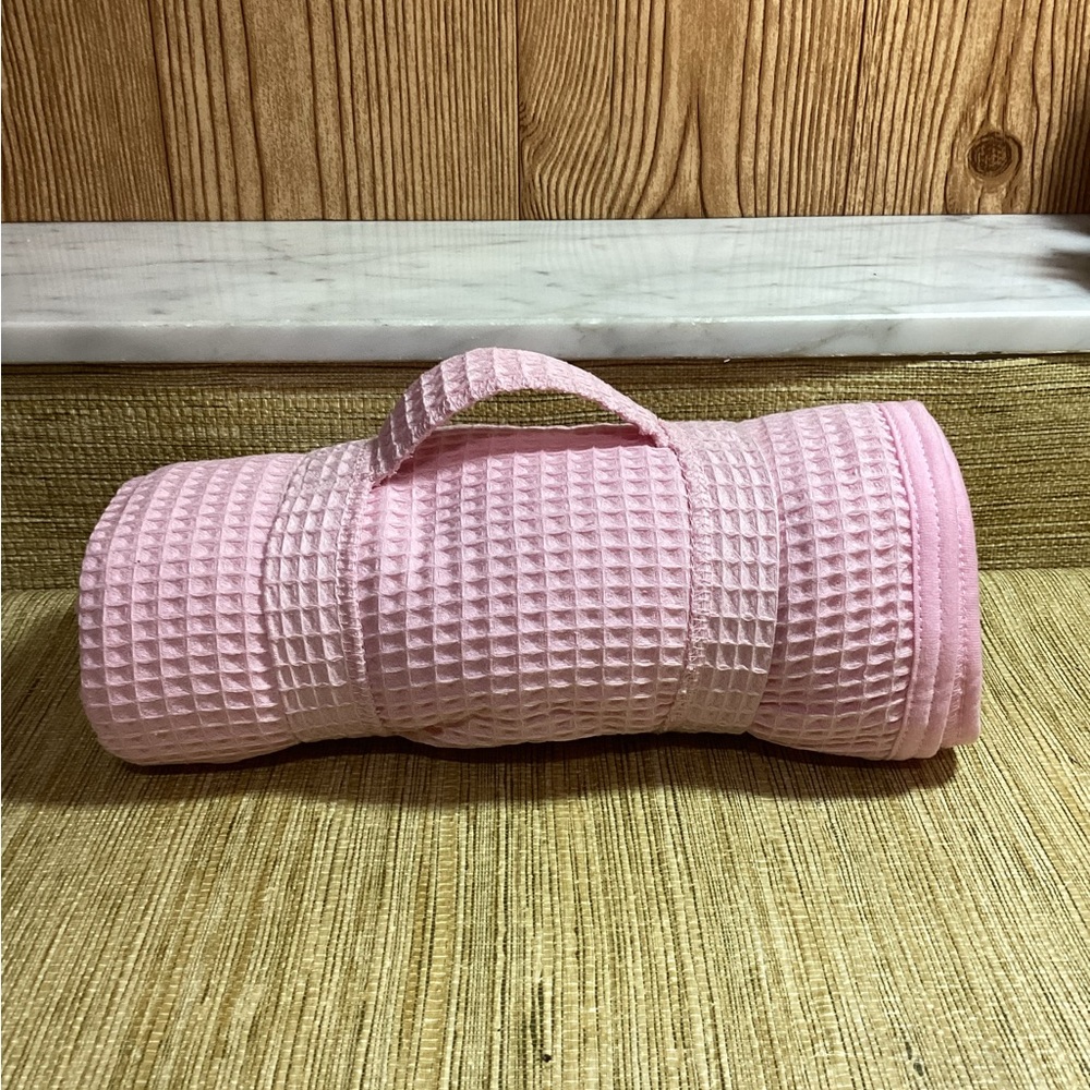 Ponderbrats 60% Cotton 2 sided  Pink Towel 38”x 29”